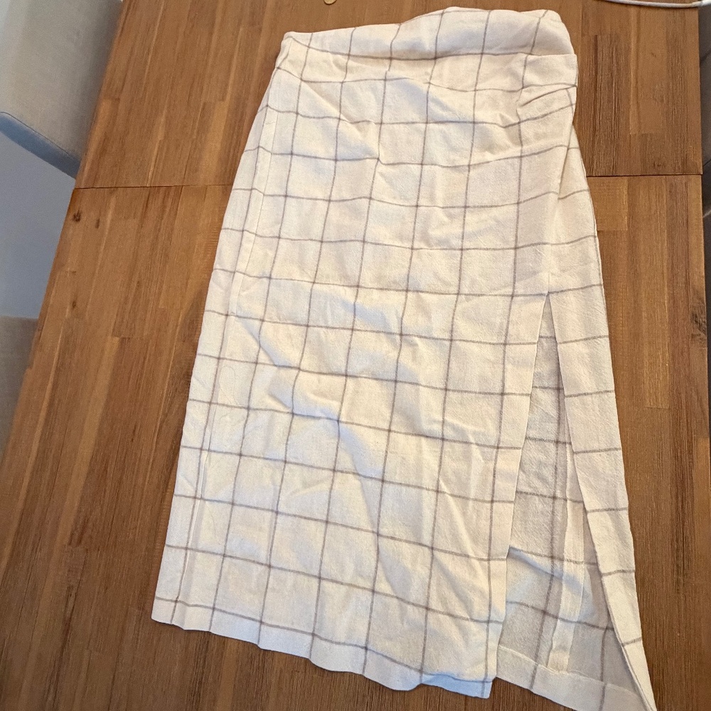 Mango Linen Skirt